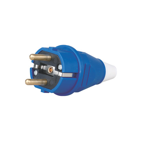 Jigo 16 Amp 2 Pin Industrial Plug with IP44 protection for safe 220–250V power connections.