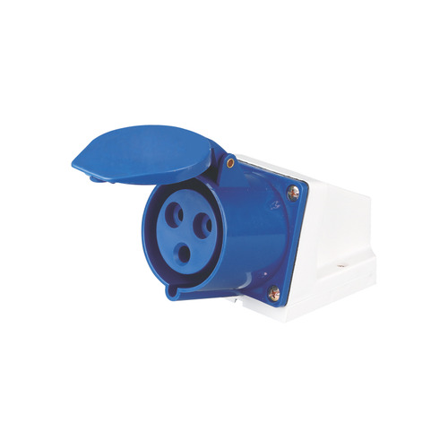 Jigo JG-113 16A 3 Pin Industrial Wall Socket with IP44 protection for 220–250V power.