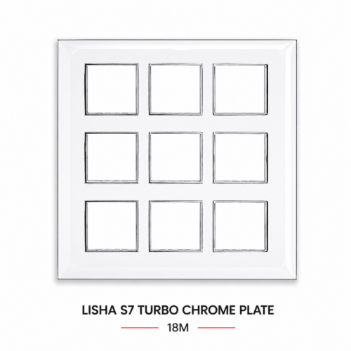 Lisha S7 18M Turbo Chrome Plate White