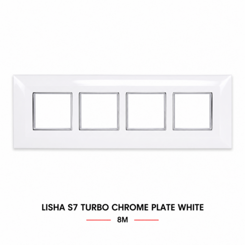 Lisha S7 8M Turbo Chrome Plate White
