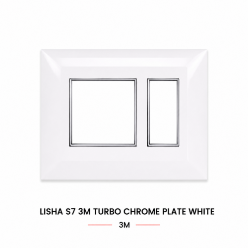 Lisha S7 3M Turbo Chrome Plate White