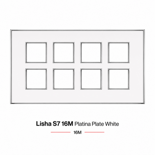 Lisha S7 16M Platina Plate White
