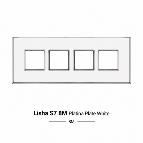 Lisha S7 8M Platina Plate White