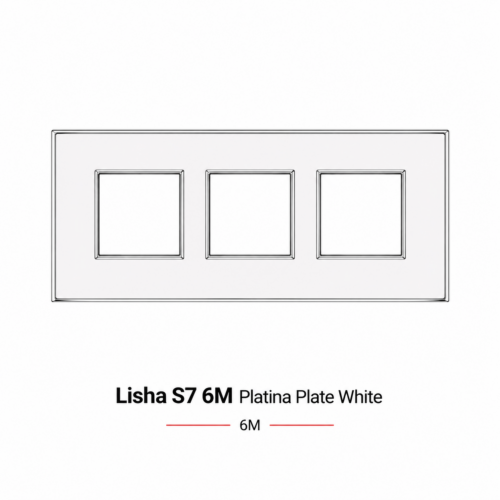 Lisha S7 6M Platina Plate White