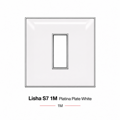 Lisha S7 1M Platina Plate White