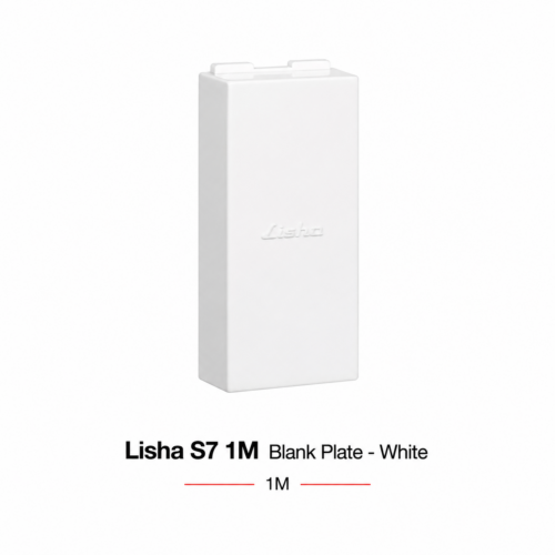 Lisha S7 1M Blank Plate White