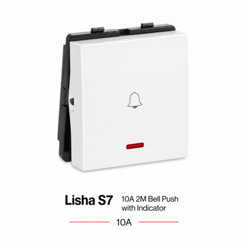 Lisha S7 10A 2M Bell Push with Indicator