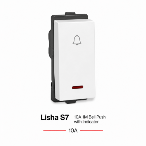 Lisha S7 10A 1M Bell Push with Indicator