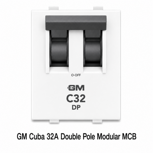 GM Cuba 32A Double Pole Modular MCB