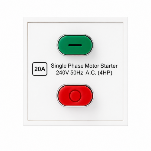 Anchor Roma Plus Motor Starter 20A Modular Switch White