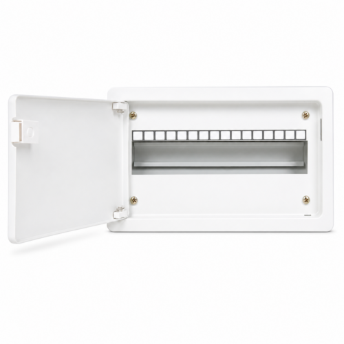 Present Premium Gold 16 Way Double Door Distribution Box Metal DB Enclosure