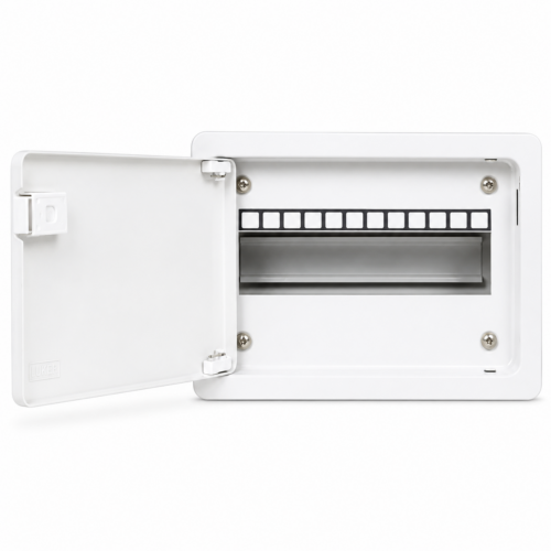 Present Premium Gold 12 Way Double Door Distribution Box Metal DB Enclosure
