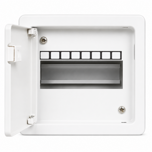 Present Premium Gold 8 Way Double Door Distribution Box Metal DB Enclosure