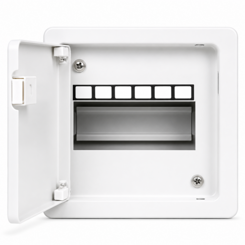 Present Premium Gold 6 Way Double Door Distribution Box Metal DB Enclosure