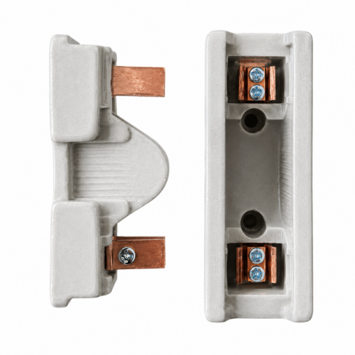 32A MS Fuse Carrier Porcelain Body Copper-Coated MS Contacts Kit Kat Fuse Carrier