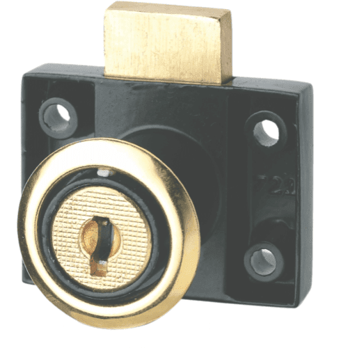 Jainson Multipurpose Mini Lock – compact zinc alloy lock with powder-coated finish, designed for securing cabinets, drawers, and lockers.