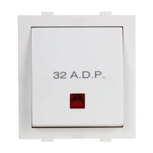Hi-Fi 32A DP switch with indicator modular