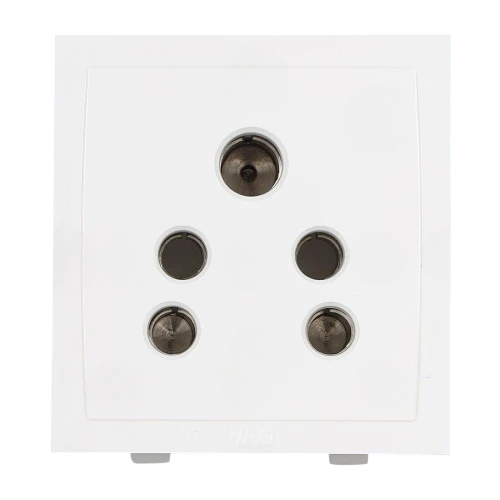 modular 5 pin socket 6A hi-fi