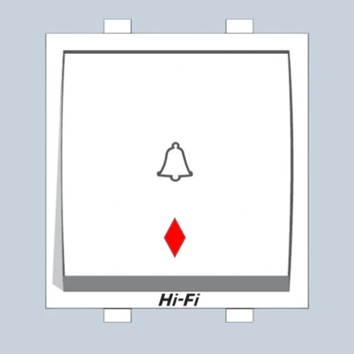 Hi-Fi 10A bell push with indicator 2 module