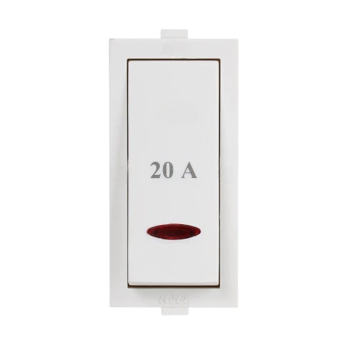 Hi-Fi 20A switch with indicator modular