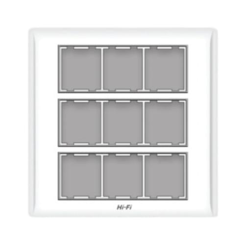 wooden modular plate 11x9 inch switch board
