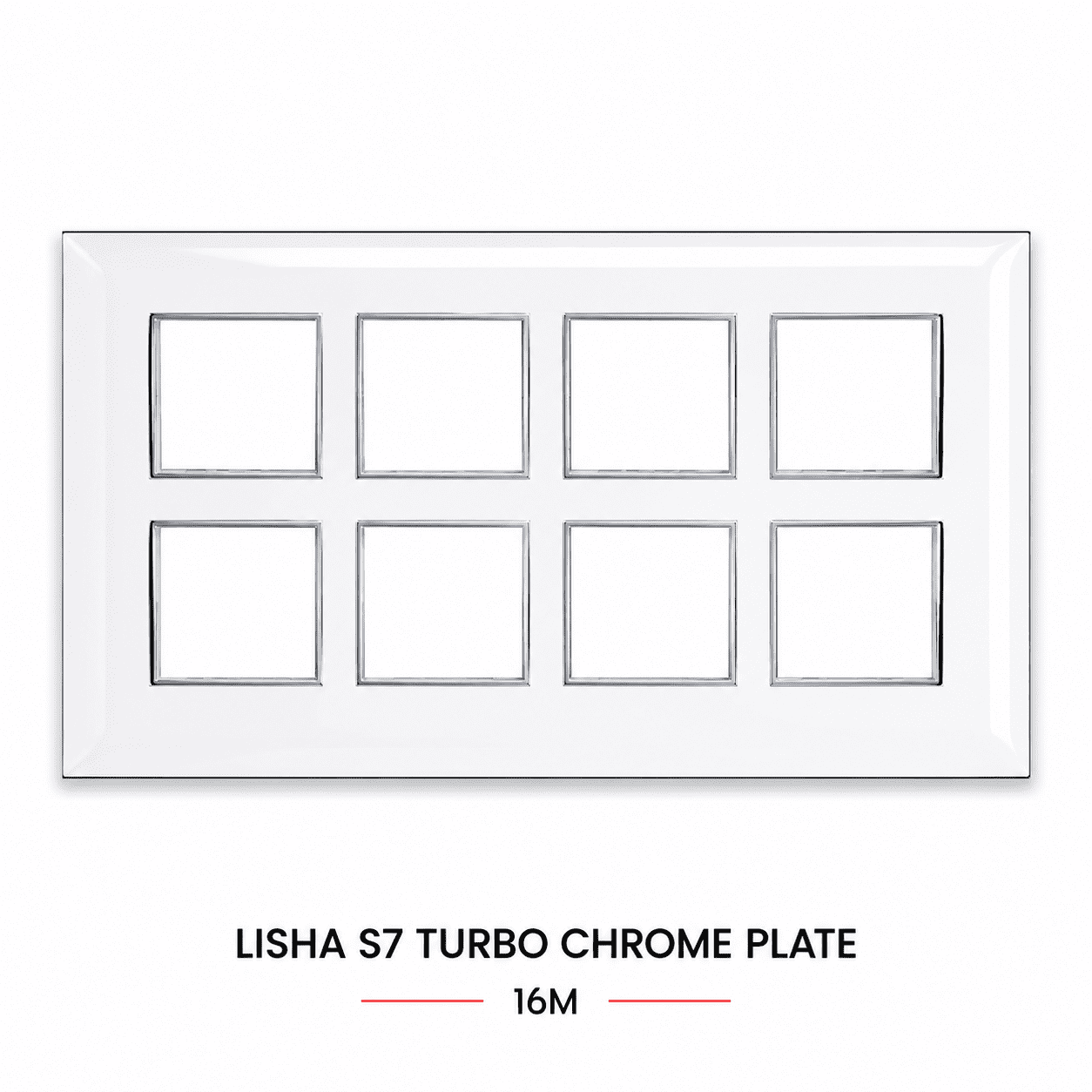 Lisha S7 16M Turbo Chrome Plate White