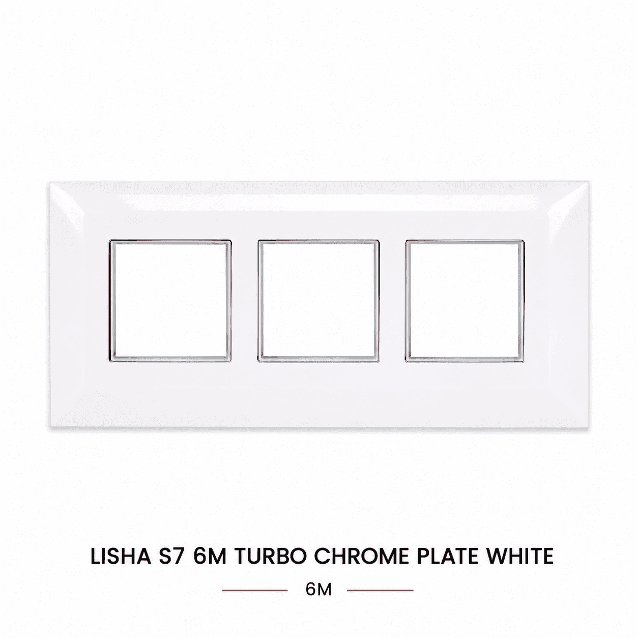 Lisha S7 6M Turbo Chrome Plate White