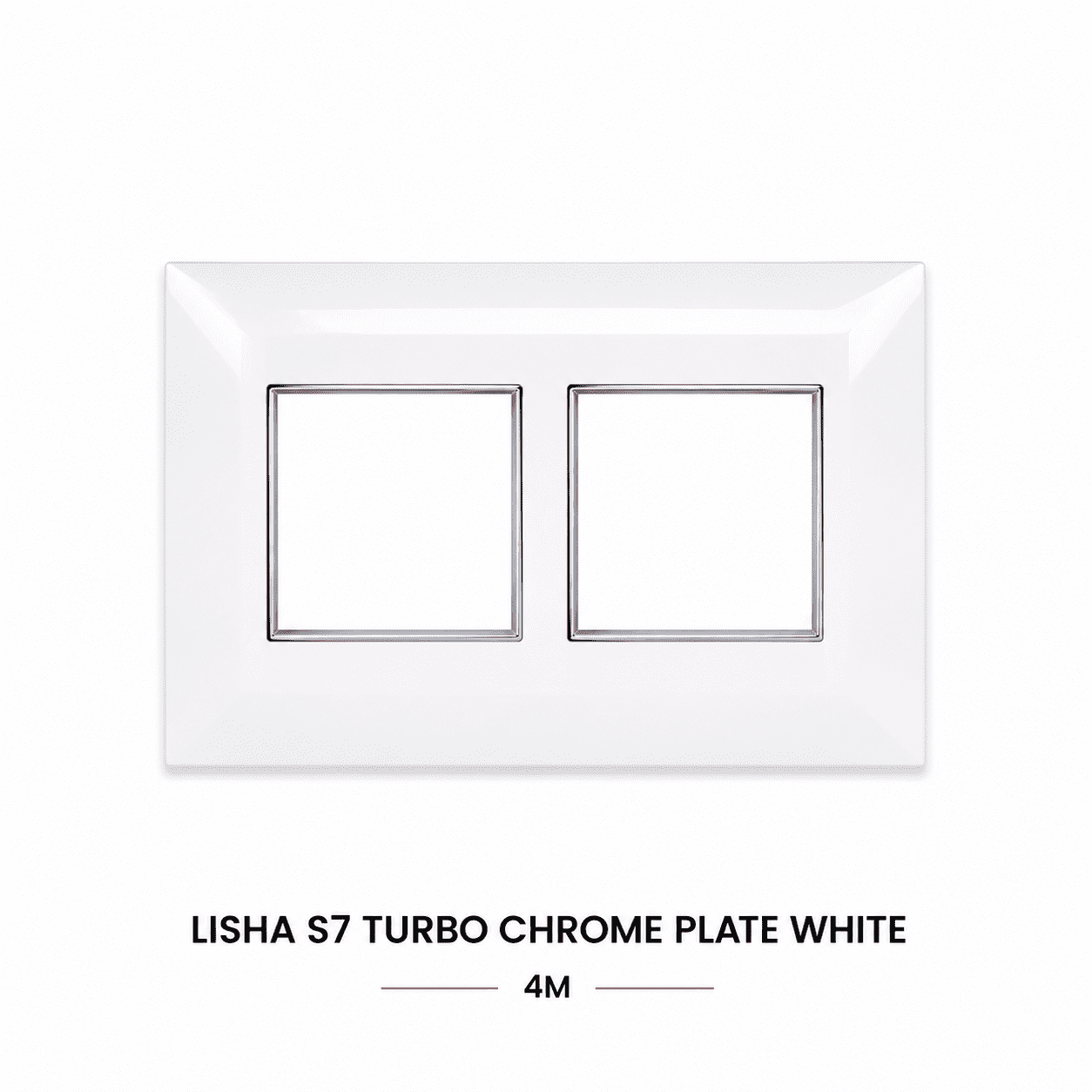 Lisha S7 4M Turbo Chrome Plate White