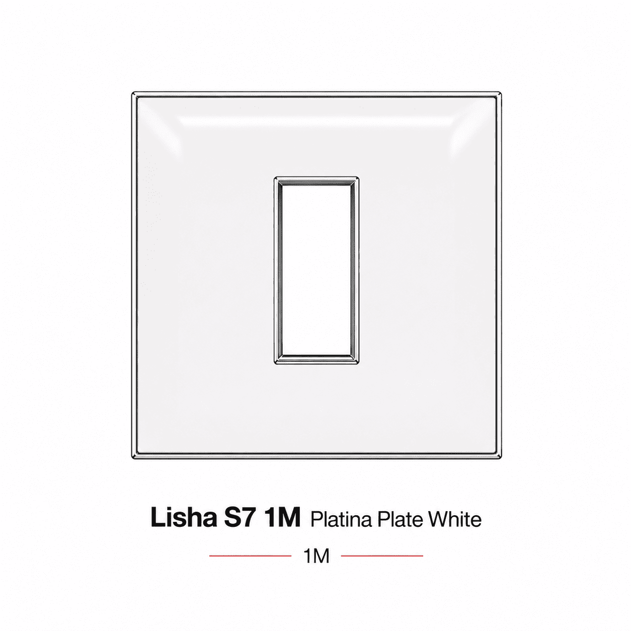 Lisha S7 1M Platina Plate White