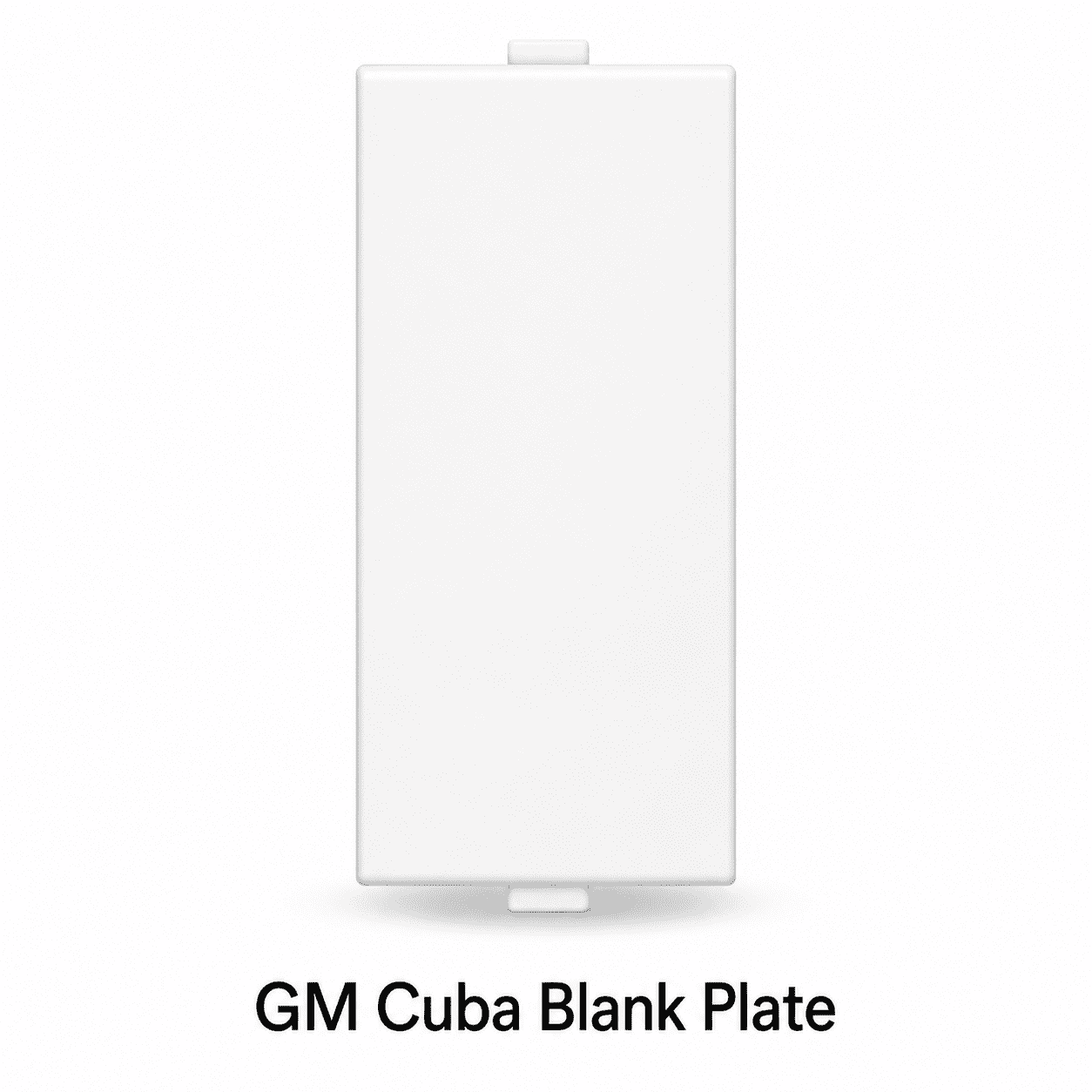 GM Cuba Blank Plate