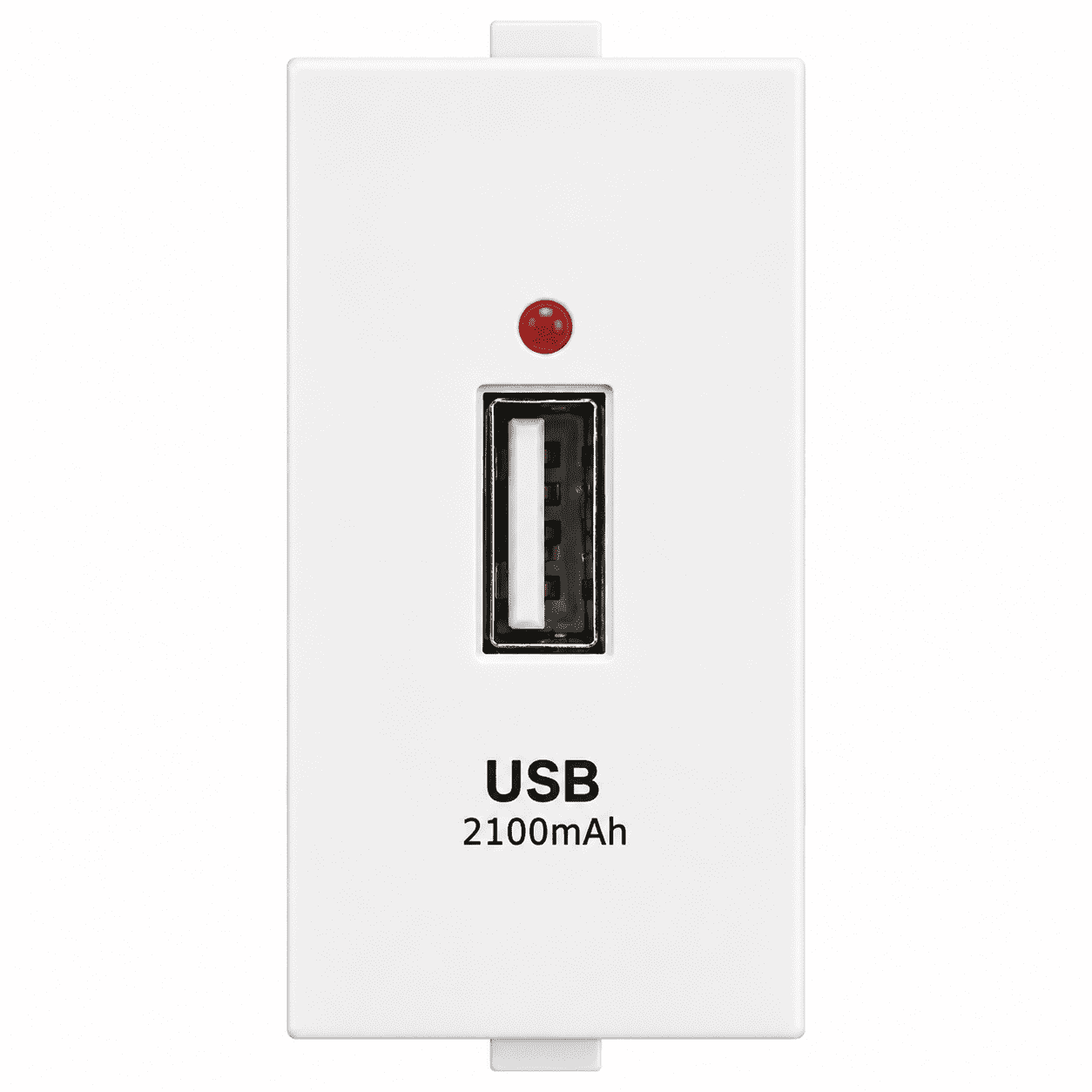 Anchor Roma Plus USB-A Charger Single Port 2.1A Modular Charging Socket White