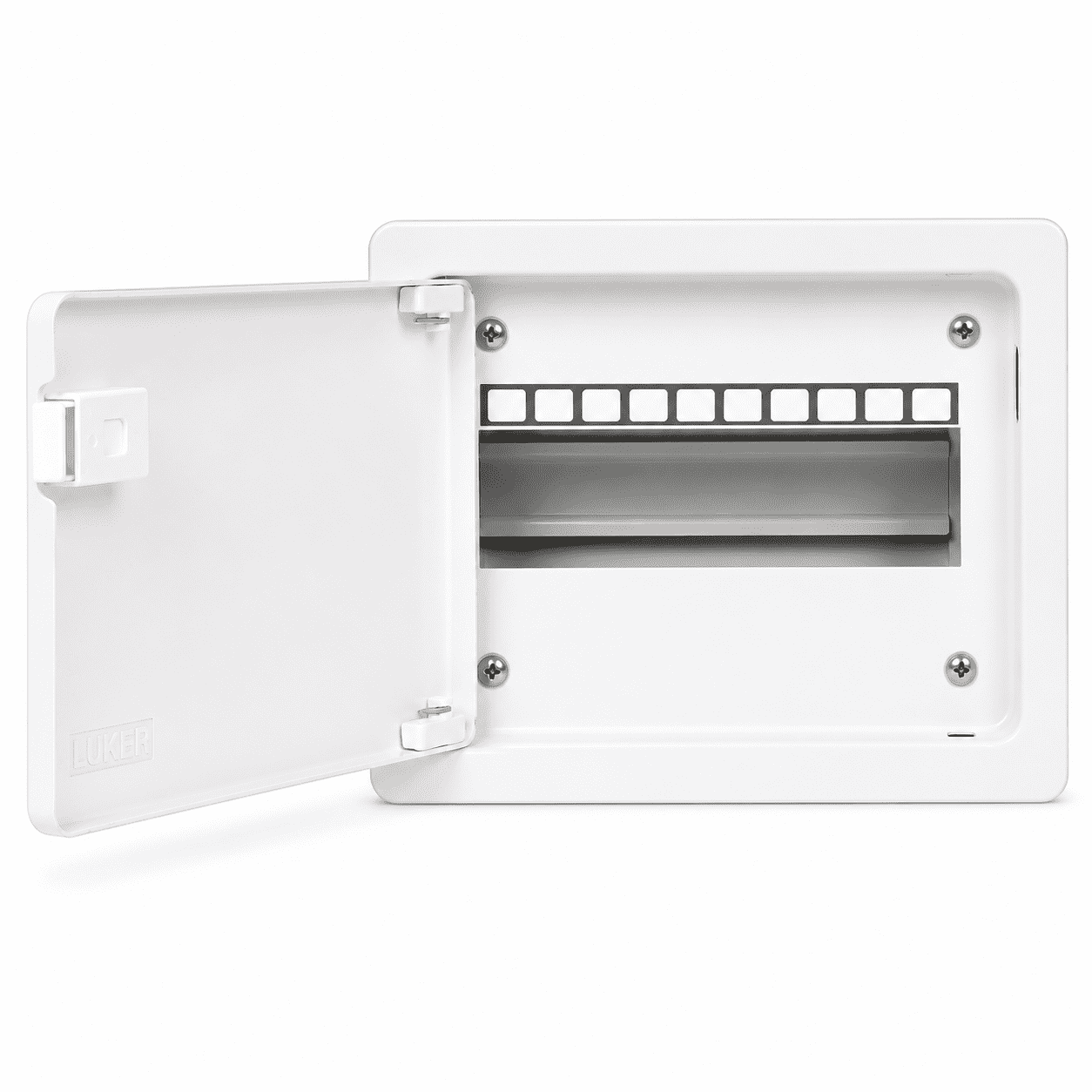 Present Premium Gold 10 Way Double Door Distribution Box Metal DB Enclosure