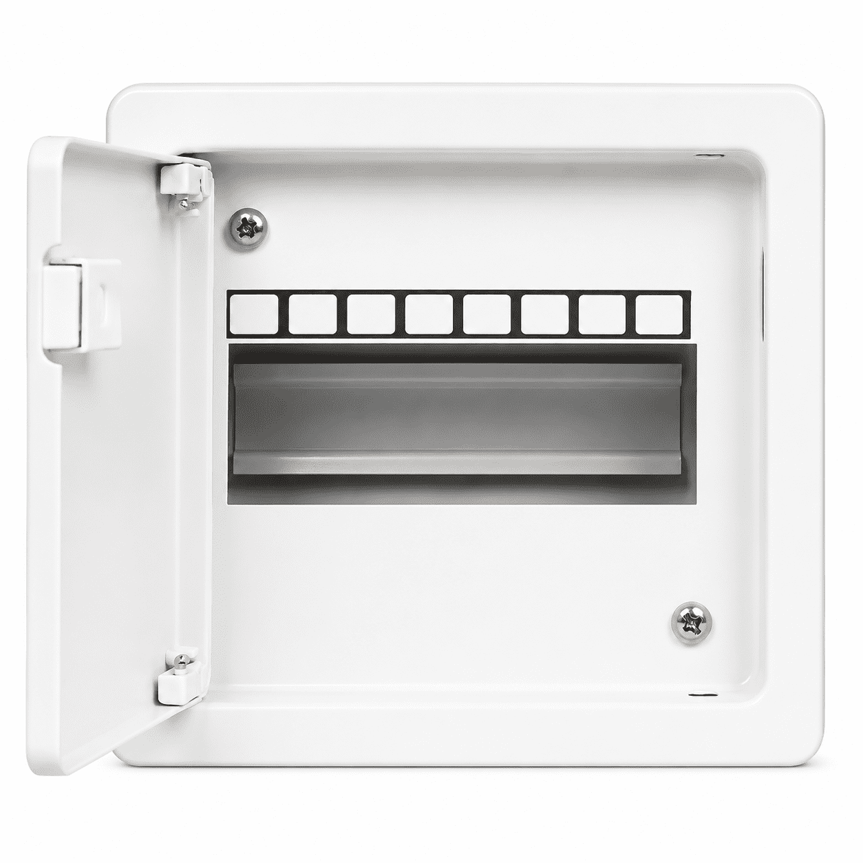Present Premium Gold 8 Way Double Door Distribution Box Metal DB Enclosure