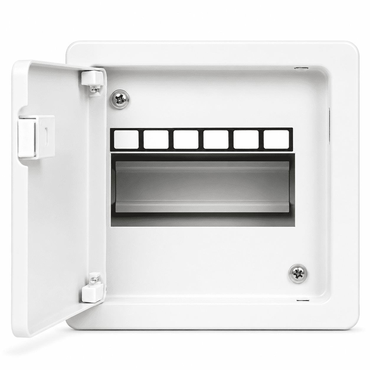 Present Premium Gold 6 Way Double Door Distribution Box Metal DB Enclosure