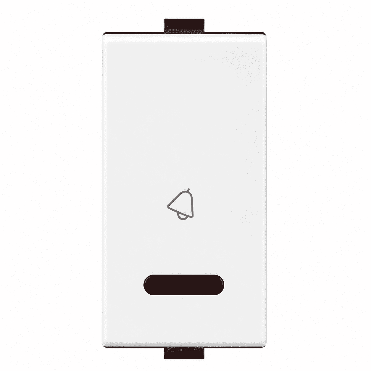 Anchor Roma Plus 1M Bell Push with Indicator Modular White