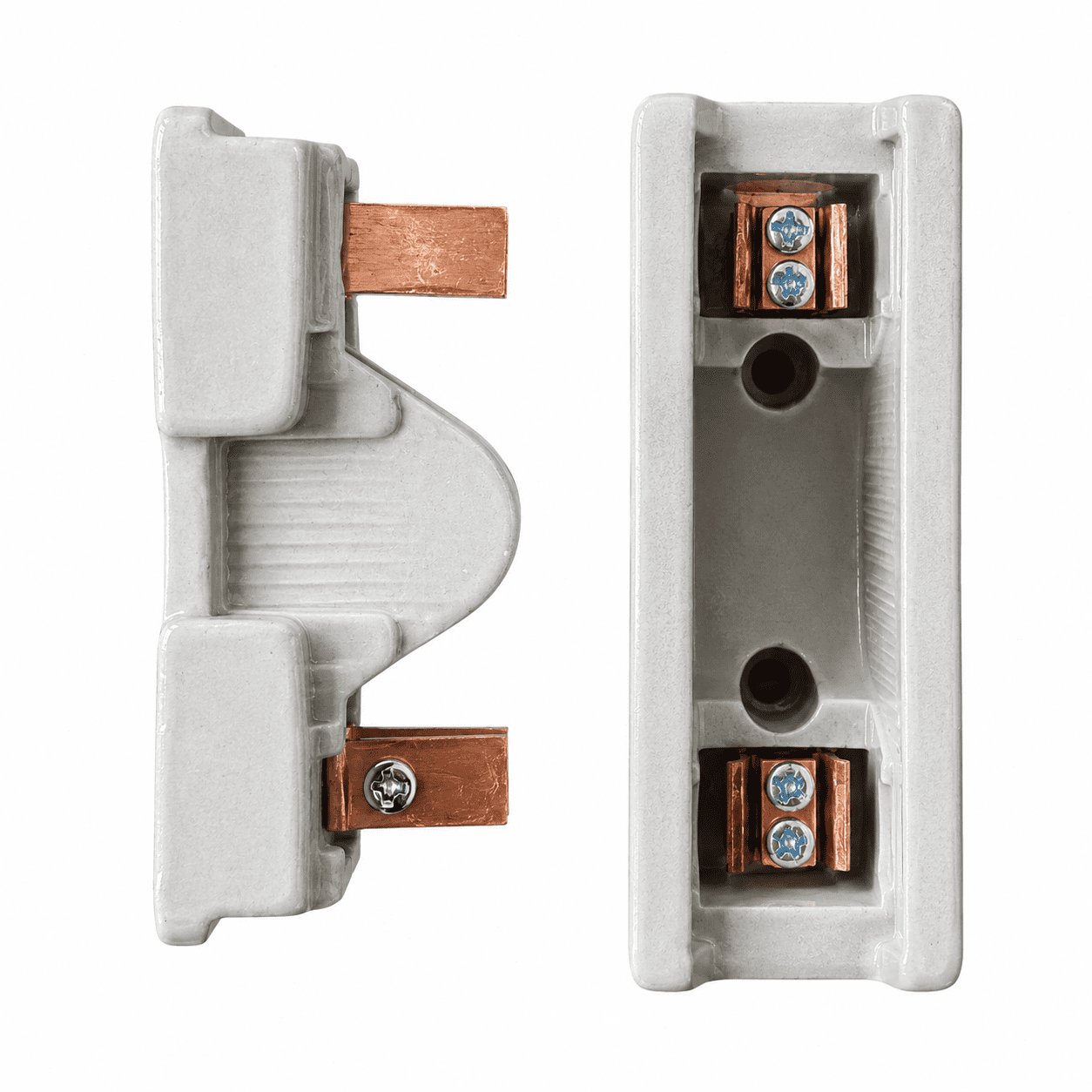 32A MS Fuse Carrier Porcelain Body Copper-Coated MS Contacts Kit Kat Fuse Carrier